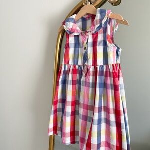 Penelope Mack Multicolor Plaid Kids Dress